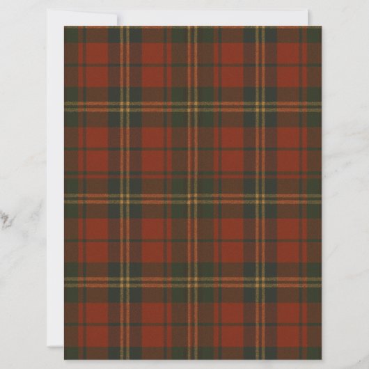 Custom Letter from Santa for Kids Christmas Plaid (Achterkant)