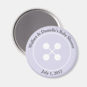 Custom Leuk als een Button Baby shower Magnet Favo Magneet (Voorkant / Achterkant)