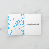 Custom Leuke Dier Thema Kerst Kaart (Binnen)