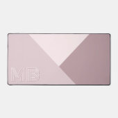 Custom Licht Lavendel Stoffig Roos Mauve Blush Roz Bureaumat (Voorkant)
