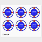 Custom Life Preserver Ronde Sticker (Vel)