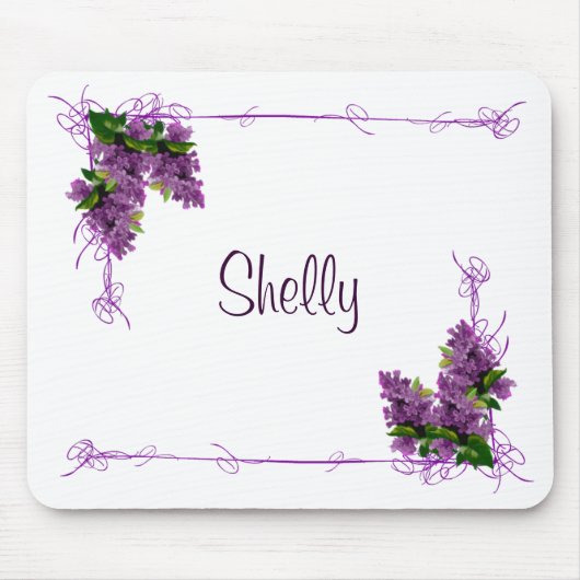 Custom Lilacs Mousepad Muismat (Voorkant)