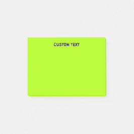 Custom Lime Green Post-it® Notes