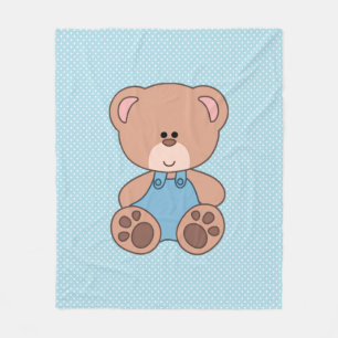 Custom Little Boy Beer Fleece Deken