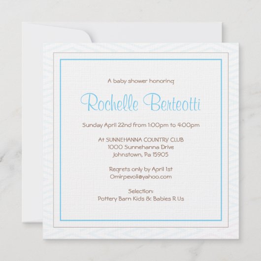 Custom_Little de Uitnodiging van het Baby shower v (Achterkant)