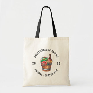 Custom Lobster Boil Family Reunion Zomerfeest Tote Bag