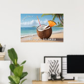 Custom Location Coco Loco Poster (Thuiskantoor)