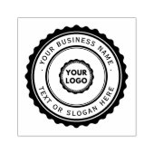 Custom logo bedrijf bedrijf 	rubberstempel (Afrduk)