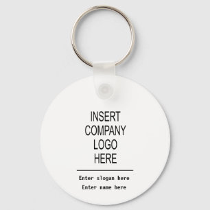 Custom logo bedrijf promotionele marketing sleutelhanger