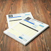 Custom Logo Business Invoice Order Form  Notitieblok