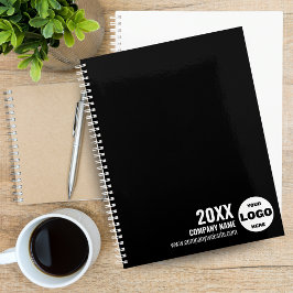 Custom Logo Business Planner 2026 – Zwart-wit