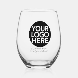 Custom Logo Business Promotional Stemless Wine Gla Wijnglas Zonder Voet