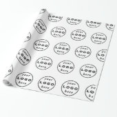 Custom Logo Business Wrapping Paper | Branded Gift Cadeaupapier (Uitgerold)