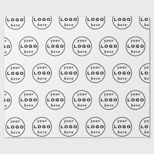 Custom Logo Business Wrapping Paper | Branded Gift Cadeaupapier (Vlak)