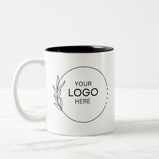 Custom Logo Coffee Mug for Business (Gauche)