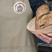 Custom Logo Coffee Shop Café Ronde Button 5,7 Cm