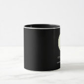 Custom Logo Company Black Business Branded Mok (Midden)