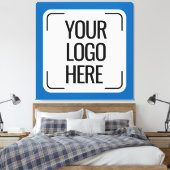 Custom Logo Design, Company Logo, Team Logo, Perso Canvas Afdruk (Insitu (Slaapkamer))