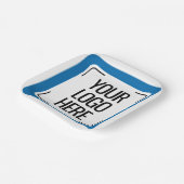 Custom Logo Design, Company Logo, Team Logo, Perso Papieren Bordje (Gebogen)