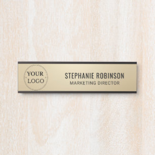 Custom Logo Executive Gold Business Professional Deurbordje