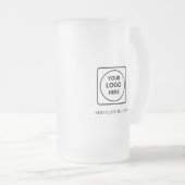 Custom Logo Frosted Beer Promo No Min mug (Devant droit)