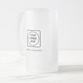 Custom Logo Frosted Beer Promo No Min mug (Devant gauche)