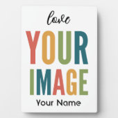 Custom Logo Here | Add Your Own Design Fotoplaat (voorkant)