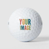 Custom Logo Here | Add Your Own Design Golfballen (Voorkant)
