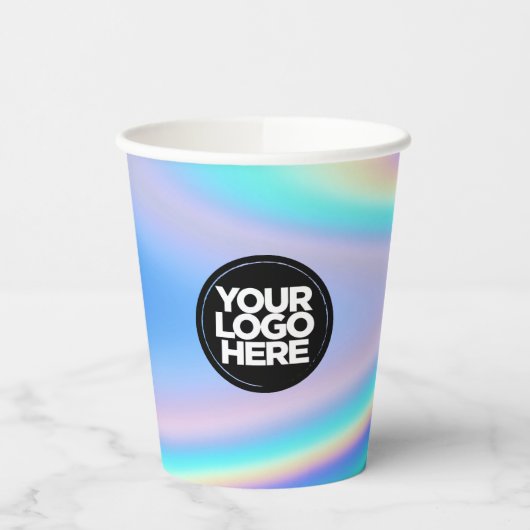 Custom Logo Holographic Crafts Party Papieren Bekers (Links)