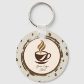 Custom Logo Keychain with QR Code  (Voorkant)