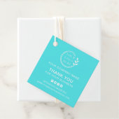 Custom Logo Modern minimalist - Hartelijk dank Bedankjes Labels (In situ)