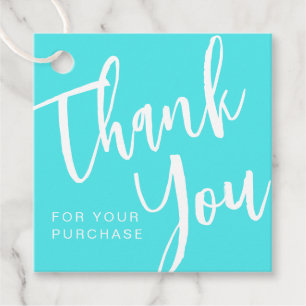 Custom Logo Modern minimalist - Hartelijk dank Bedankjes Labels
