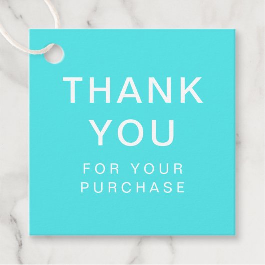 Custom Logo Modern minimalist - Hartelijk dank Bedankjes Labels (Voorkant)