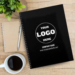 Custom Logo Monogram Business Planner 2026 – Zwart