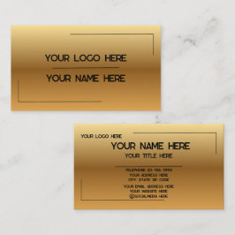 Custom Logo Name Minimalist Modern Professional Visitekaartje