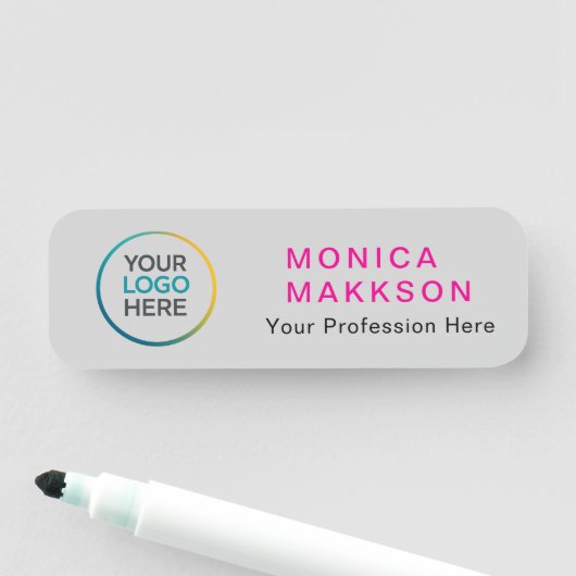 Custom  Logo Name Tag (In situ)