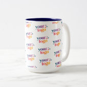 Custom Logo Pattern Employee Mug (Devant droit)