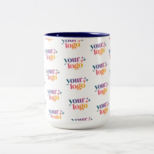 Custom Logo Pattern Employee Mug (Centre)