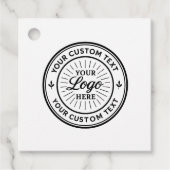 Custom Logo Personalized Business Branding Seal Bedankjes Labels (Voorkant)