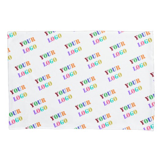 Custom Logo Photo Promotional Personalized Modern Kussensloop (Voorkant)