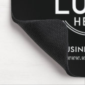 Custom Logo Simple Minimal Black Name Website Muismat (Hoek)