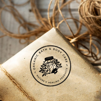 Custom Logo Small Business & Handmade Products Rubberstempel