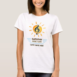 Custom Logo Summer Music Camp Festival T-shirt