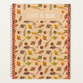 Custom Love is here Modern clasic autumn Beige Planner (Voorkant)