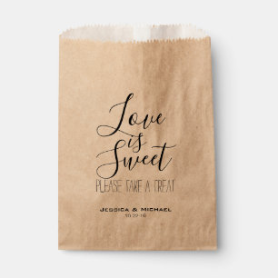 Custom Love is lief bruiloft snoep buffet gunst Bedankzakje