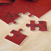 Custom Love of Valentijns's Jigzaag Puzzle Legpuzzel (Zijkant)