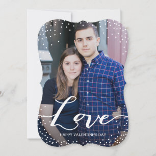 Custom Love Valentine's Day Carte photo