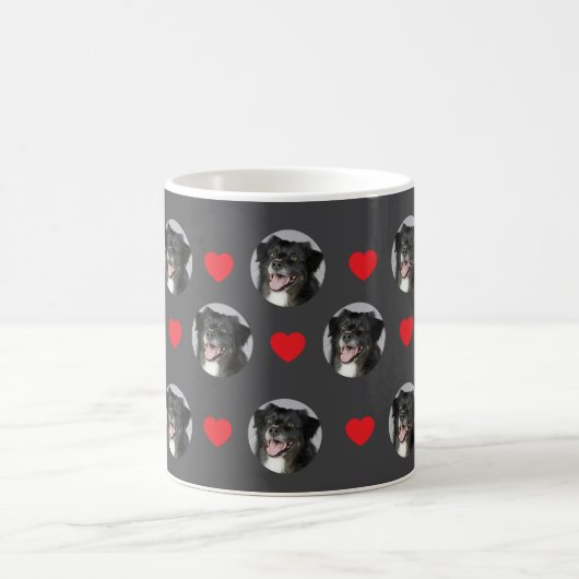 Custom Loved Floating Faces Coffee Mug (Centre)