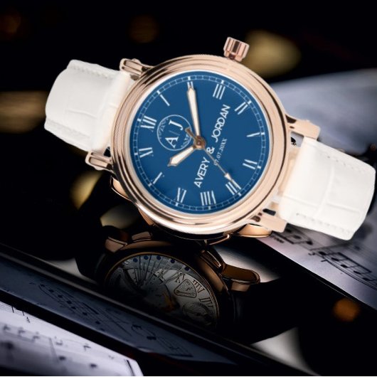 Custom lover name initial monogram Personalized Horloge