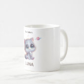 Custom Low Battery Cat Mug (Devant droit)